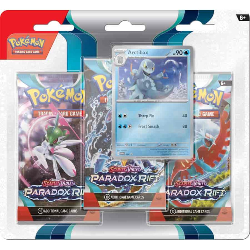 TCG: Pokemon  - Scarlet and Violet Paradox Rift - 3 Pack Booster Blister