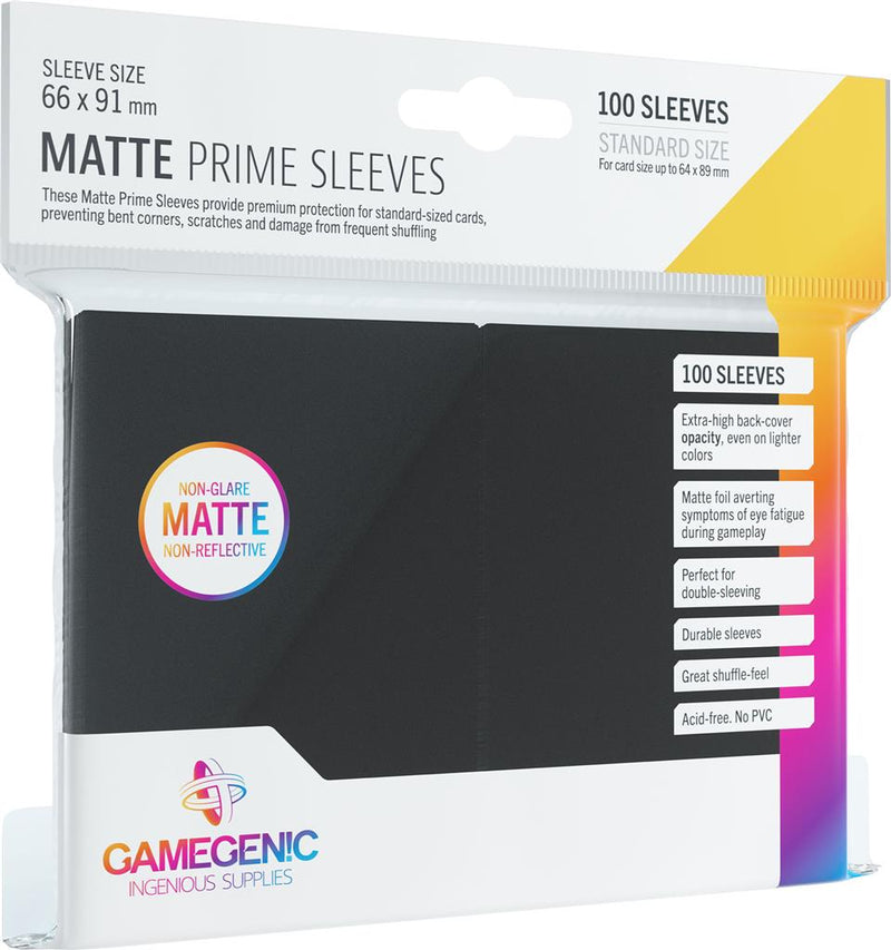 TCG: Gamegenic Prime Sleeves - Black (100 ct.)