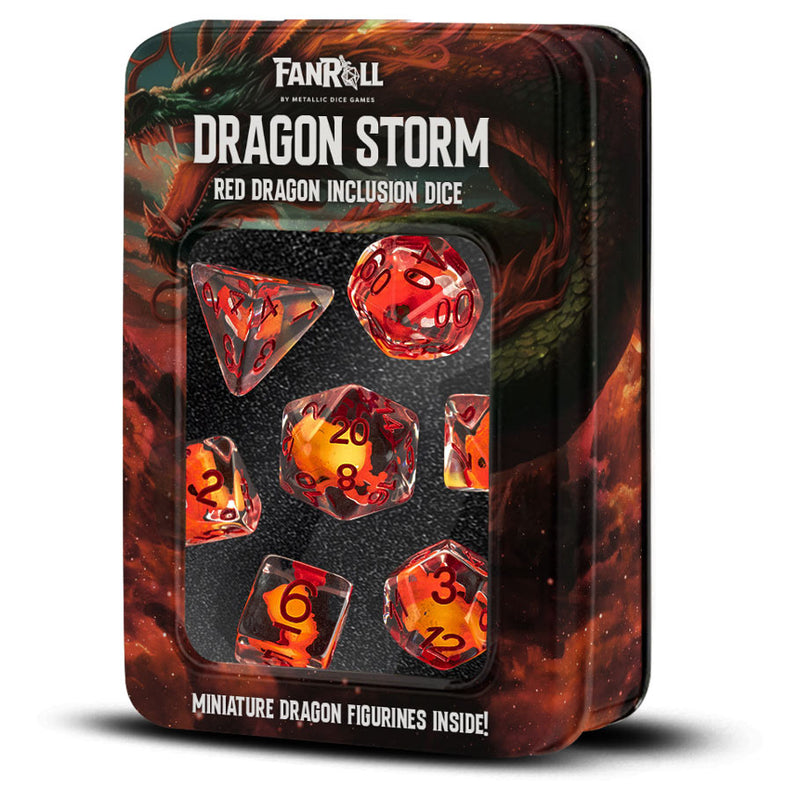 Dice: Dragon Storm - Red Dragon Inclusion 7 Set