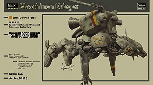Mecha: Ma. K: Space Type Humanoid Unmanned Interceptor "Schwarzerhund" 1/20