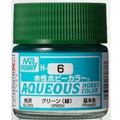 Supplies: Mr. Hobby Aqueous H6 (Gloss Green) 10ml
