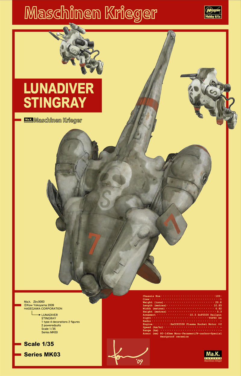 Mecha: Maschinen Krieger  Lunadiver Stingray 1/35