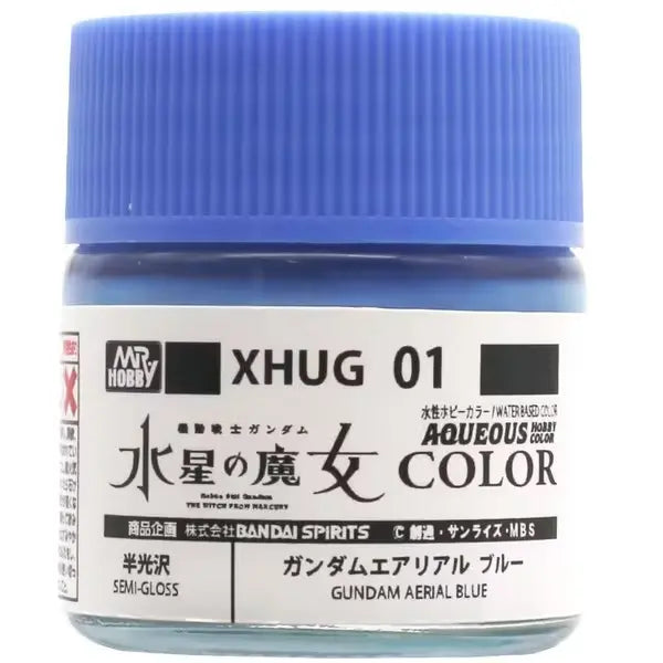 Supplies: Mr. Color Aqueous XHUG01 Gundam Aerial Blue 10ml