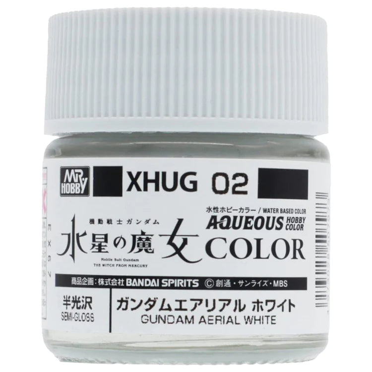 Supplies: Mr. Color Aqueous XHUG02 Gundam Aerial White 10ml
