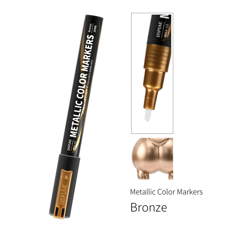Supplies: DSPIAE  Metallic Markers (Bronze)