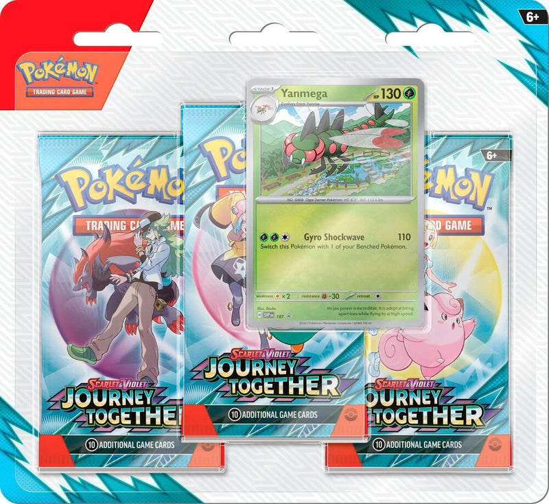 TCG: Pokemon  - Journey Together 3 Pack Blister