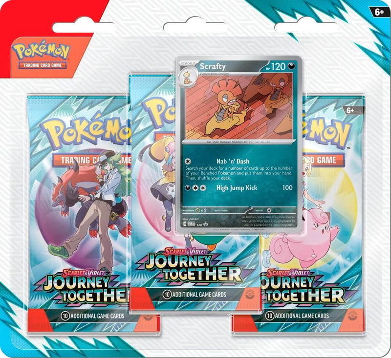 TCG: Pokemon  - Journey Together 3 Pack Blister