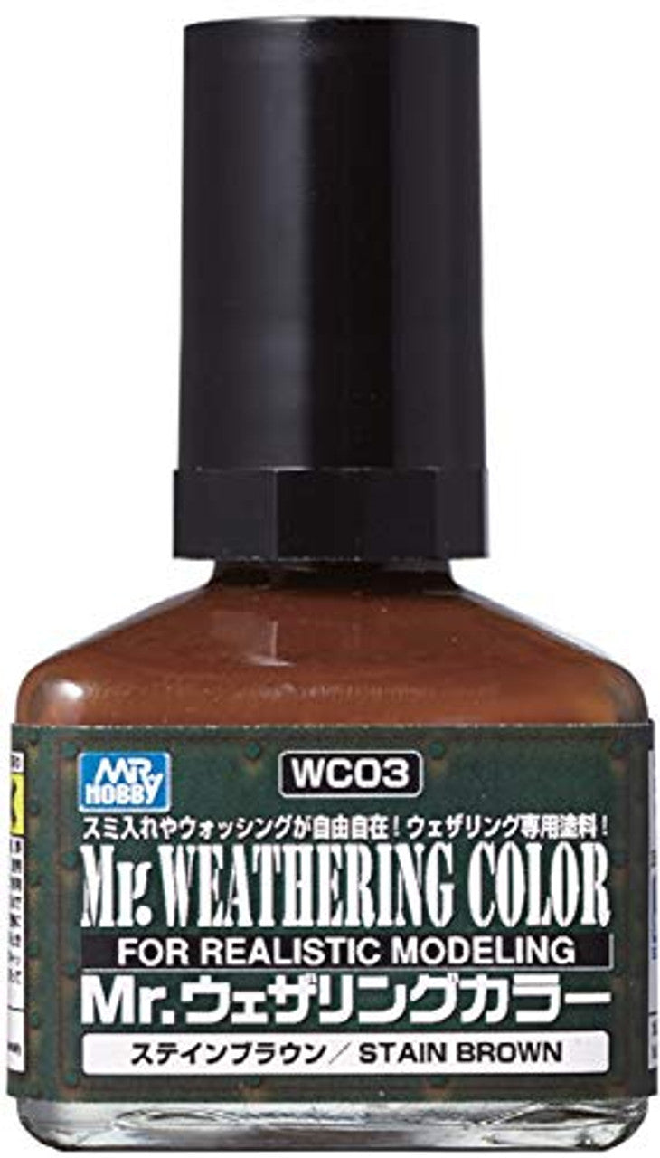 Supplies: Mr. Hobby Weathering Color Stain Brown