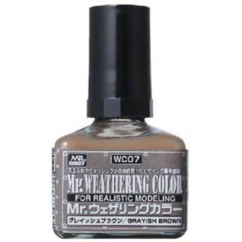 Supplies: Mr. Hobby Weathering Color Grayish Brown