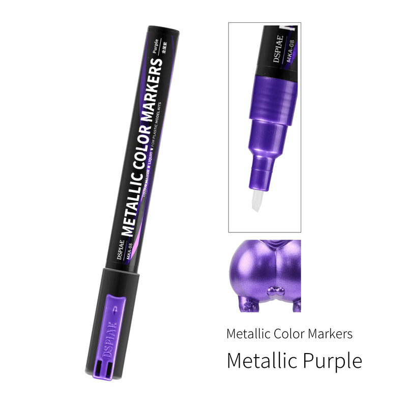 Supplies: DSPIAE  Metallic Markers (Metallic Purple)