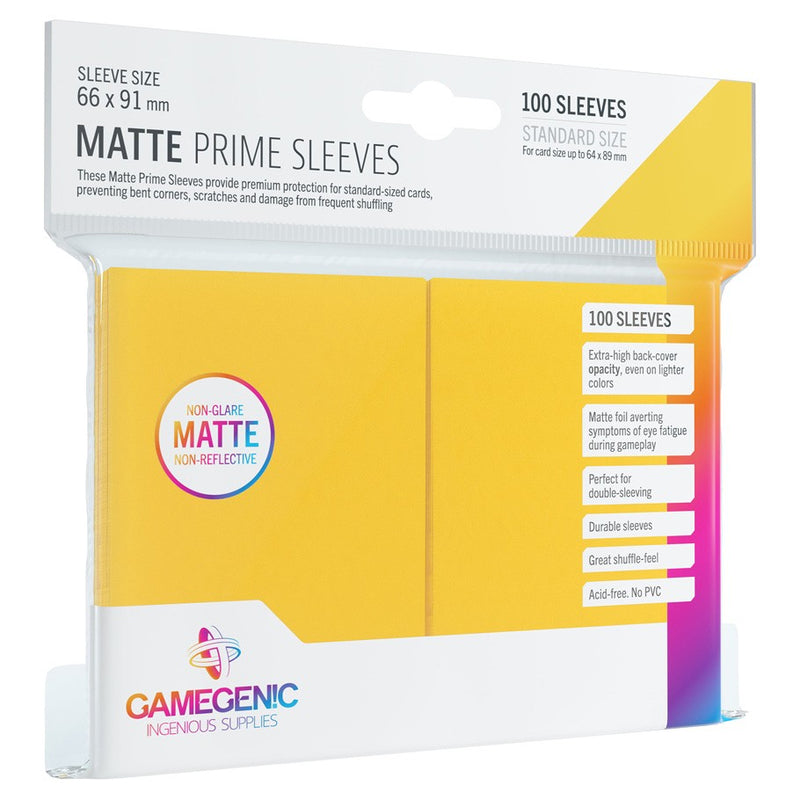 TCG: Gamegenic DP Matte Prime Yellow (100 ct.)
