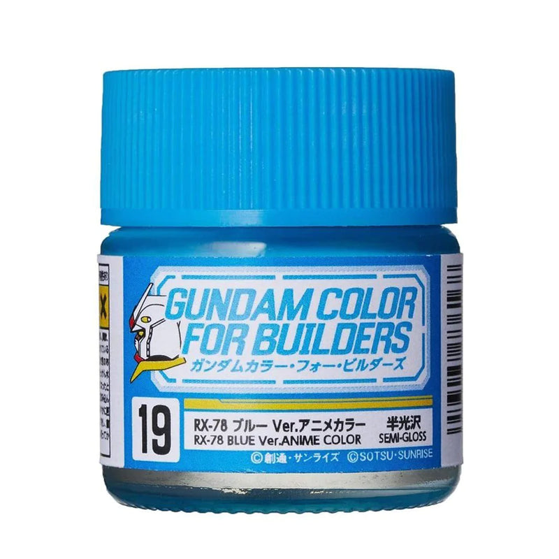 Supplies: GSI Gundam Color UG19 (RX 78-2 Blue Ver. Anime) 10ml