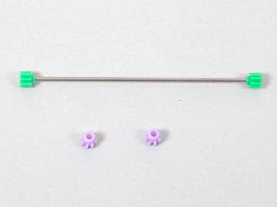 Mini 4WD: Jr. 1.4mm Hollow Propellor Shaft