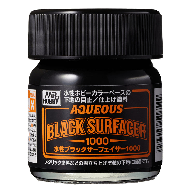 Supplies: Mr. Color Aqueous Black Surfacer 1000 40ml