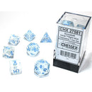 Dice: Chessex Borealis Polyhedral Icicle/light blue Luminary 7-Die Set
