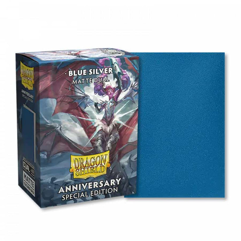 TCG: Dragon Shield Dual Cobalt/Silver