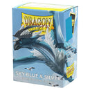 TCG: Dragon Shield Decl Protector Sky Blue and Silver