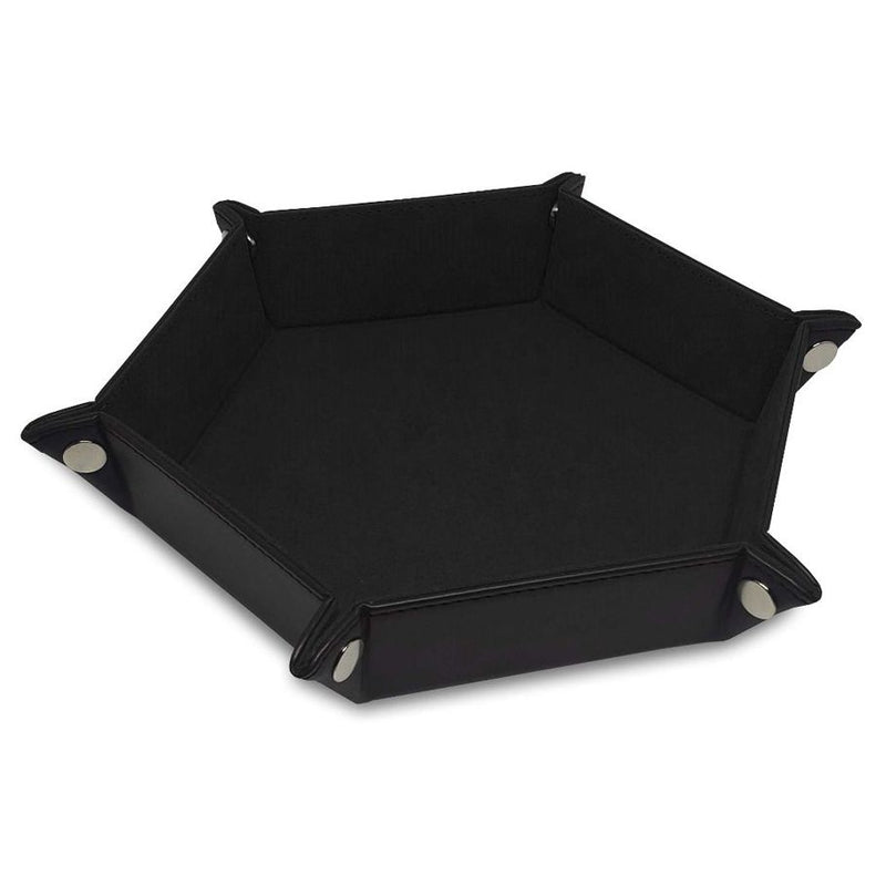 Dice: Dice Tray LX Hexagonal (Black)