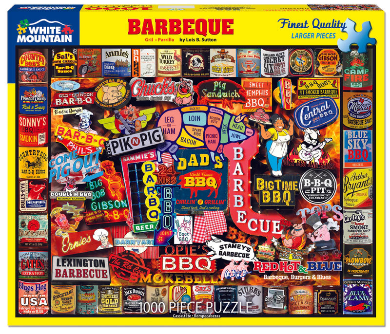 Puzzle: White Mountain - Barbeque (1000 pc.)