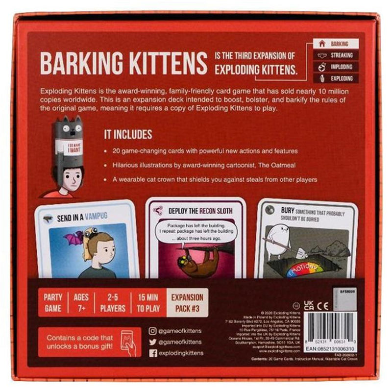 TTG: Exploding Kittens - Barking Kittens