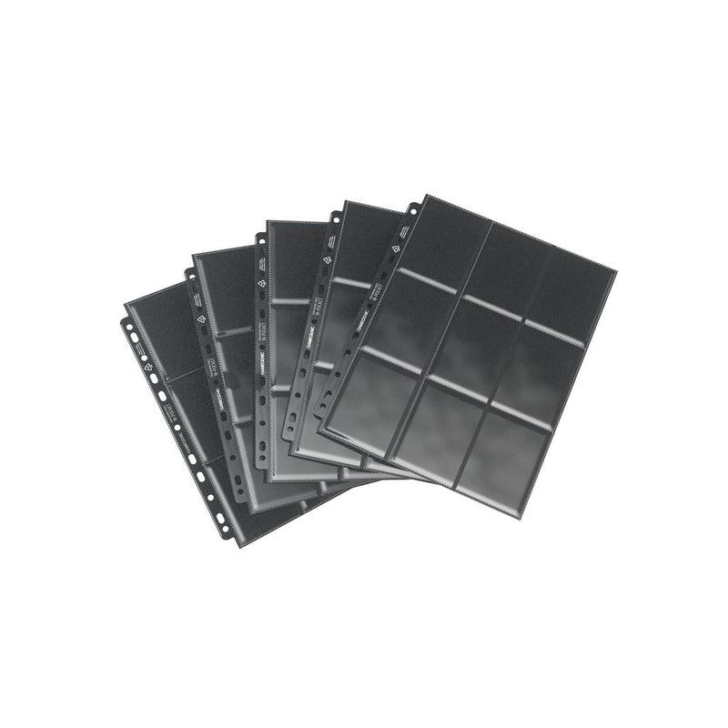 TCG: Gamegenic Sideloading 18-Pocket Page BLACK (10 pack)