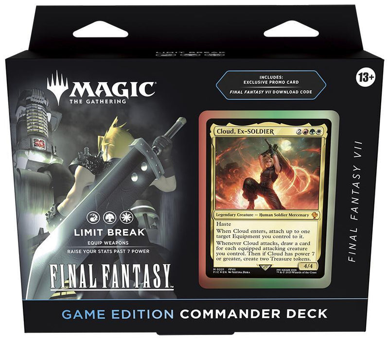 TCG: Magic The Gathering - Final Fantasy Holiday FFVII Video Game Commander Deck