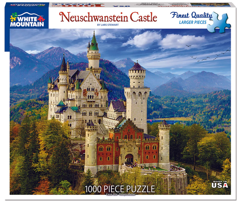 Puzzle: White Mountain - Neuschwanstein Castle (1000 pc.)