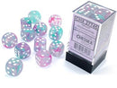 Dice: Nebula 16mm D6 Wisteria/White Luminary Dice Block (12ct.)