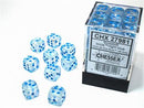 Dice: Borealis 12mm D6 Icicle/Light Blue Luminary Dice Block (36ct.)
