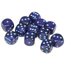 Dice: Speckled 16mm D6 Cobalt (12ct.)
