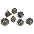 Dice: Metal Dice Set w/Case 7 Set