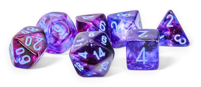 Dice: Mega-hedral Nocturnal/blue 7-Die Set