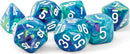 Dice: Mega-hedral Waterlily/white 7-Die Set