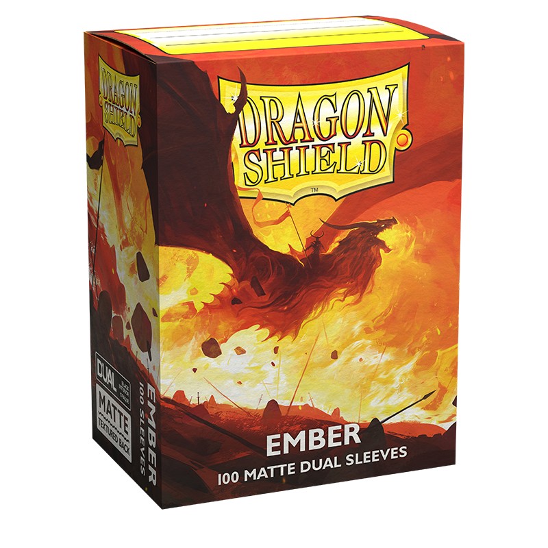 TCG: Dragon Shield Standard Matte Ember (100ct.)