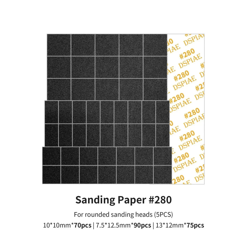 Supplies: Dspiae Sanding Paper for Electric Sanding Pen (Curved Head)