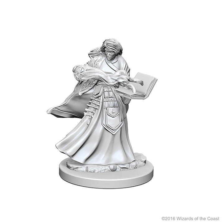 D&D: Nolzur's Marvelous Miniatures - Human Female Wizard (Unpainted) W01