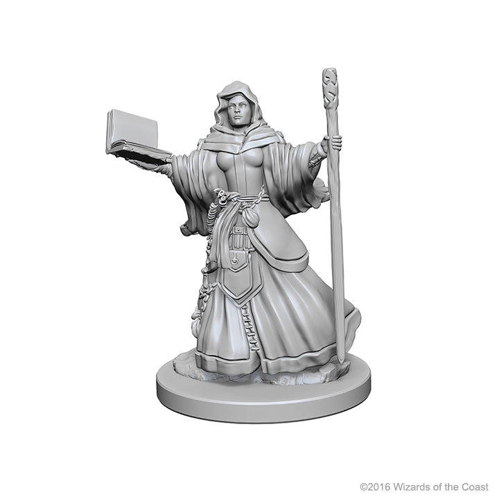 D&D: Nolzur's Marvelous Miniatures - Human Female Wizard (Unpainted) W01