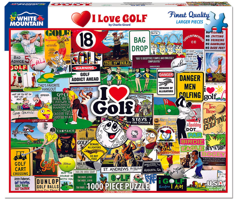 Puzzle: White Mountain - I Love Golf (1000 pc.)