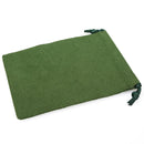 Dice: Green Suede Dice Bag (Small)
