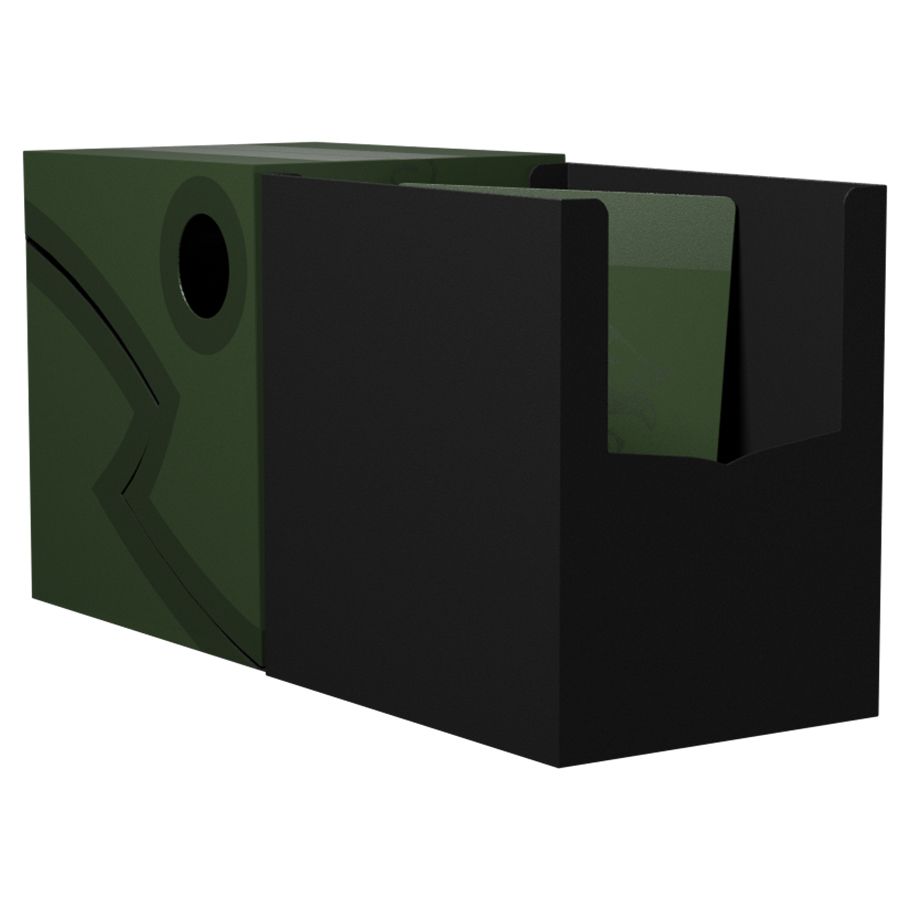 DECK-BOX DRAGON SHIELD - DOUBLE SHELL - FOREST GREEN/BLACK - Jeux de DECK-BOX DRAGON SHIELD - DOUBLE SHELL - FOREST GREEN/BLACK - Jeux de