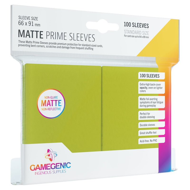 TCG: Gamegenic DP Matte Prime Lime (100 ct.)
