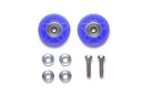 Mini 4WD: Jr. 15551 13mm Plastic Rollers (Blue)