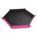 Dice: Gamegenic Hex Black/Pink XL Dice Tray