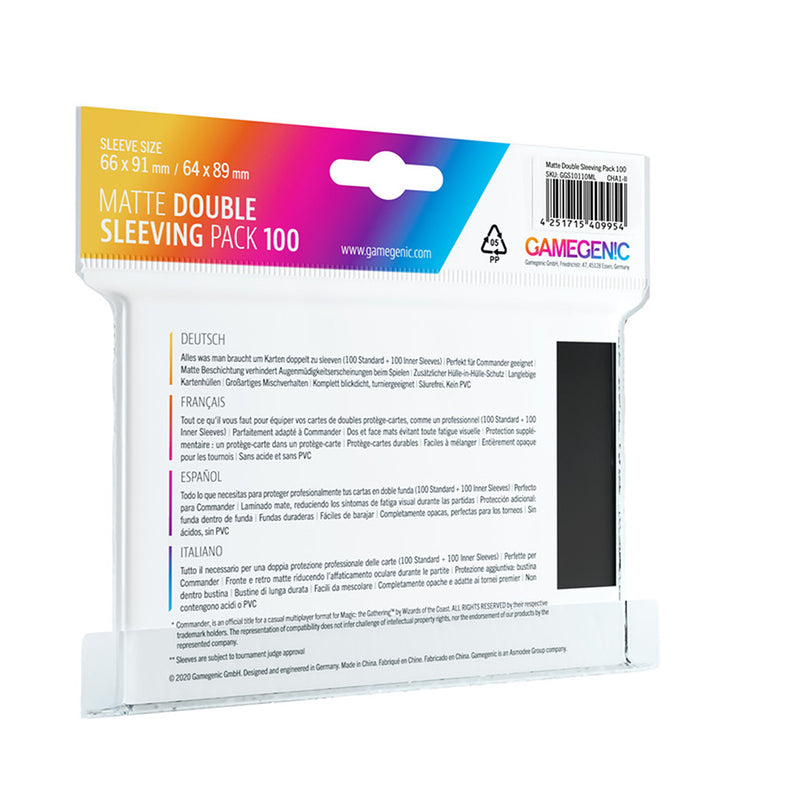 TCG: Gamegenic Matte Double Sleeving Pack (100)