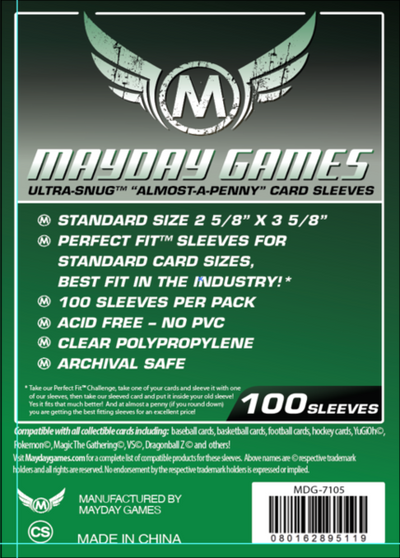 TCG: Ultra-Snug *Almost-A-Penny* Card Sleeves (100) TCG: Ultra-Snug *Almost-A-Penny* Card Sleeves (100)