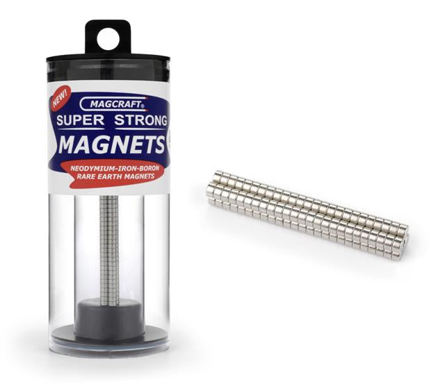 Supplies: 1/8"x1/16" Rare Earth Magnet (100pcs)