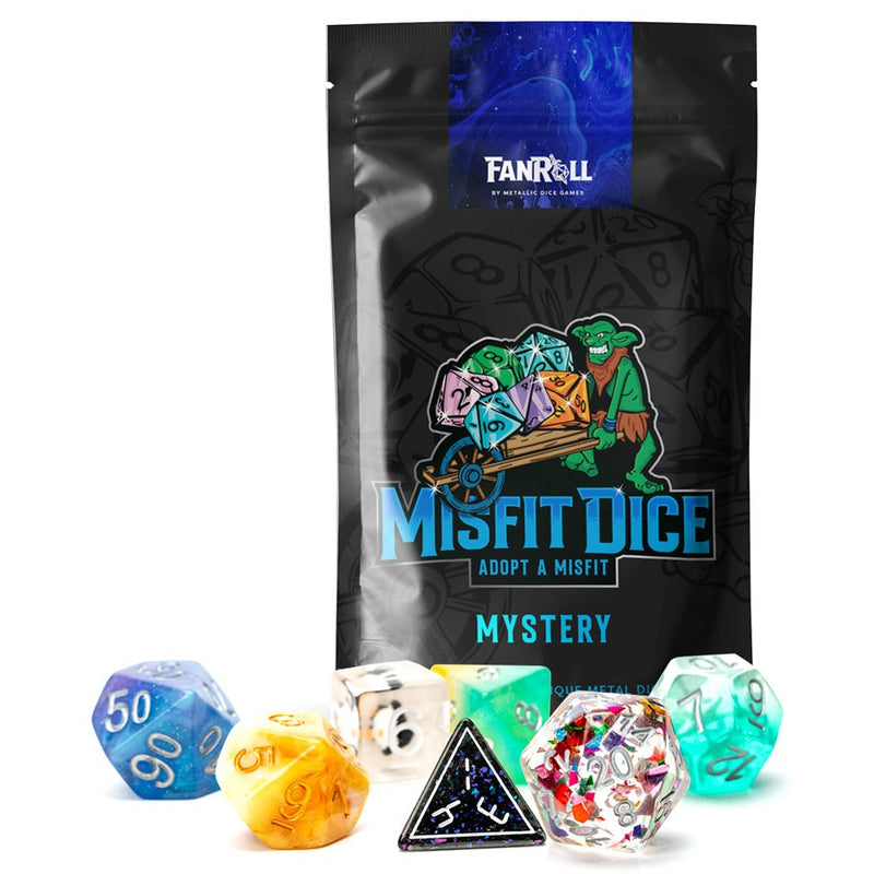 Dice: Mystery Misfit Resin Polyhederal Dice Set