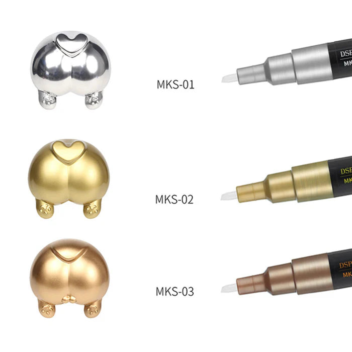Supplies: DSPIAE Super Metallic Markers (Titanium Gold)