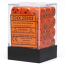 Dice: Opaque 12mm D6 Orange/Black (36 ct.)