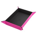 Dice: Square: Gamegenic Black/Pink Rectangle